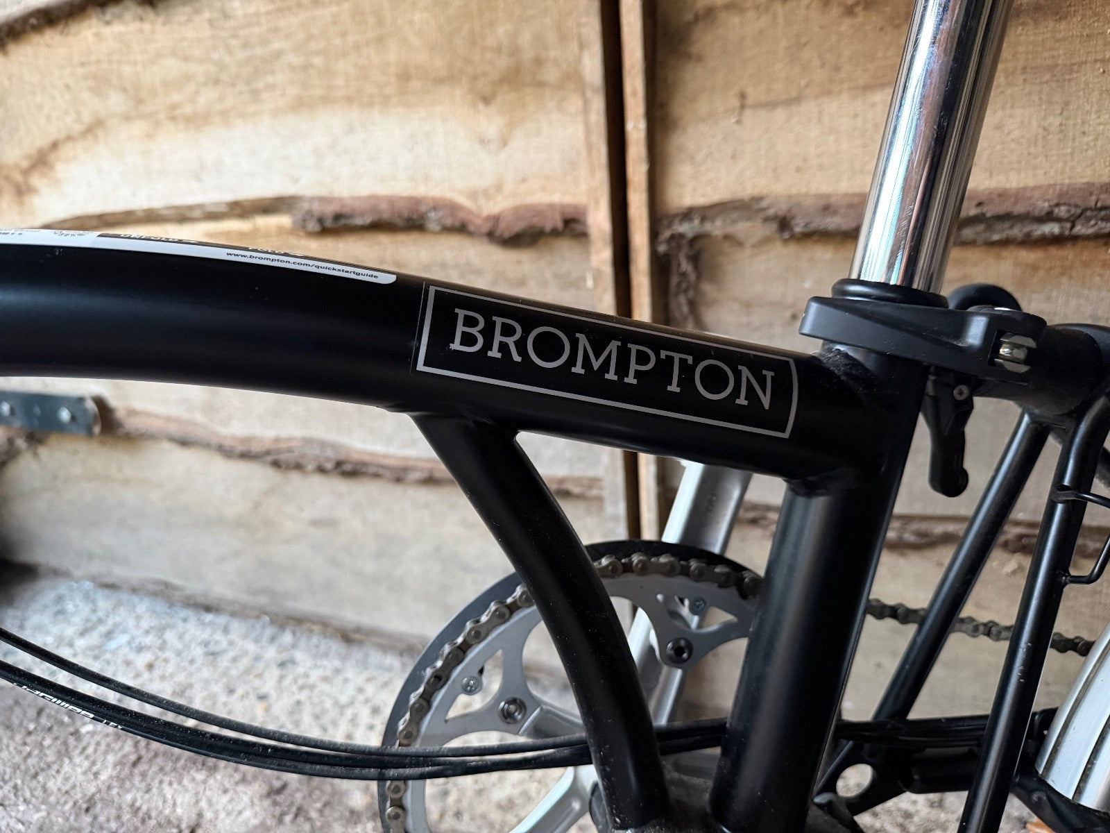 Brompton S3L folding bicycle C Line Equivalent in Satin Black - new