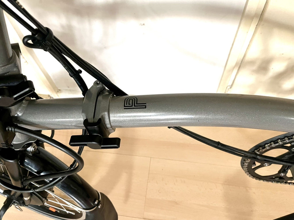 Brompton P Line 2023 4-Speed, Storm Grey, Mid Handlebar