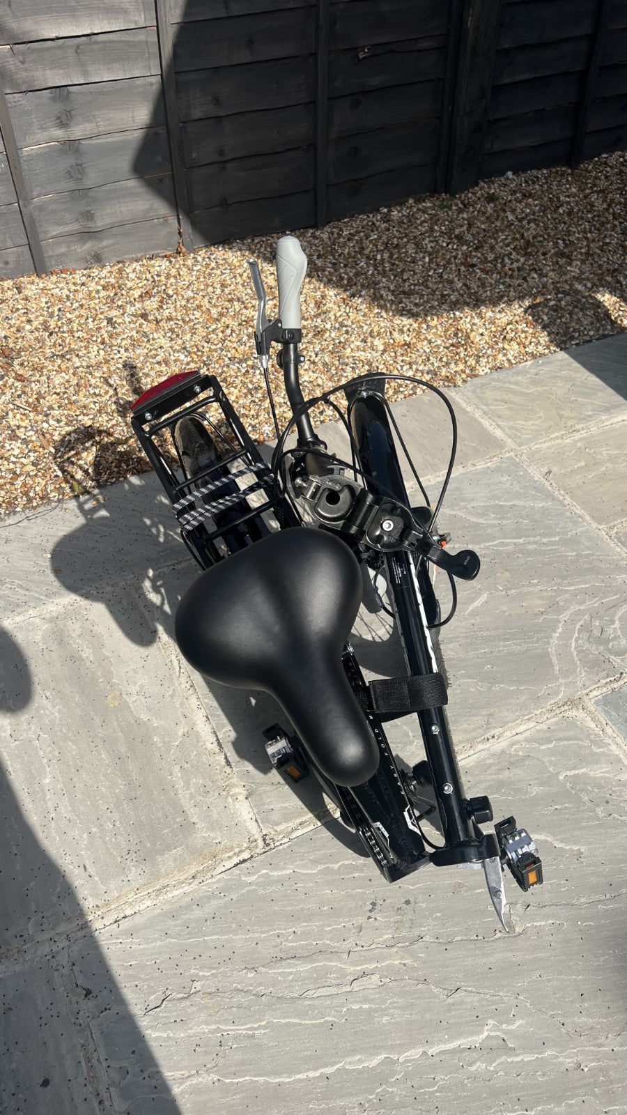 Bounty 20” Folding Bike Black + Cover & Folding strap – Excellent Condition