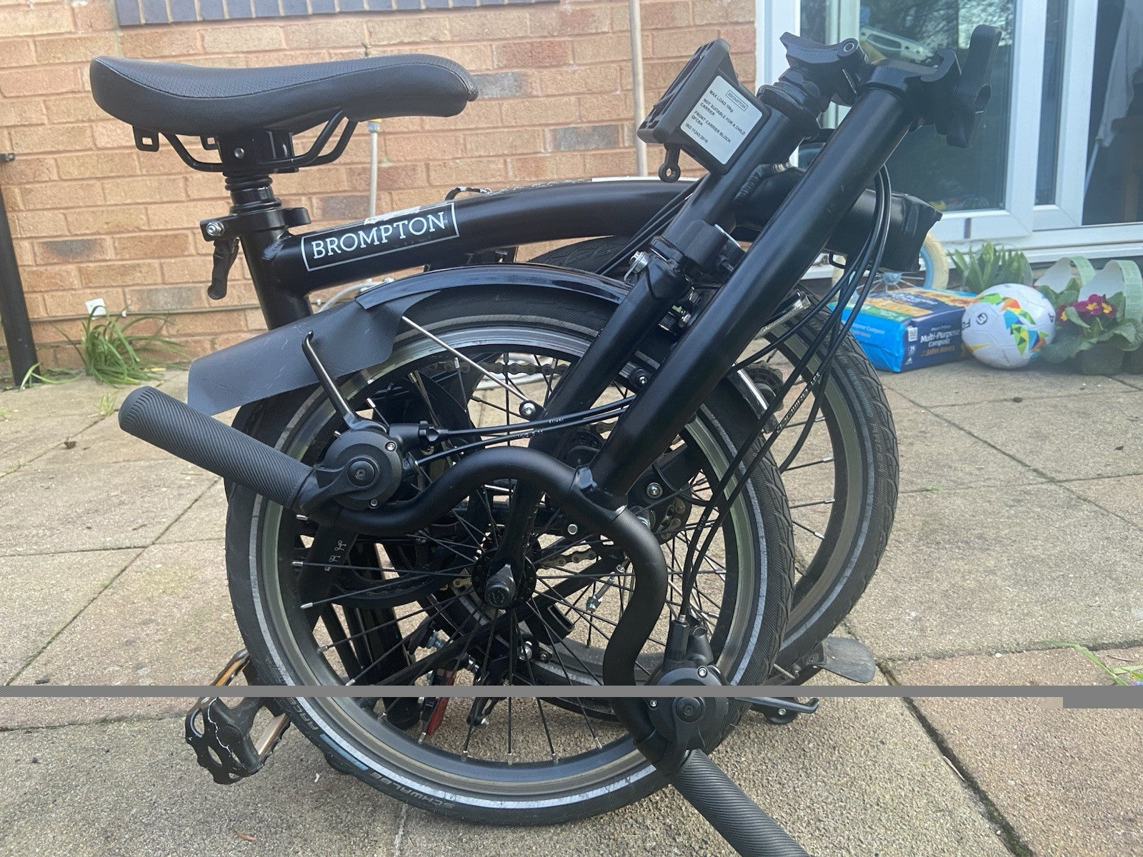 Brompton C Line Folding 6 Speed Matt Black