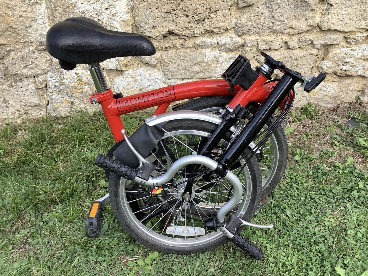 Brompton M3L Folding Bike -  Red - UK DELIVERY