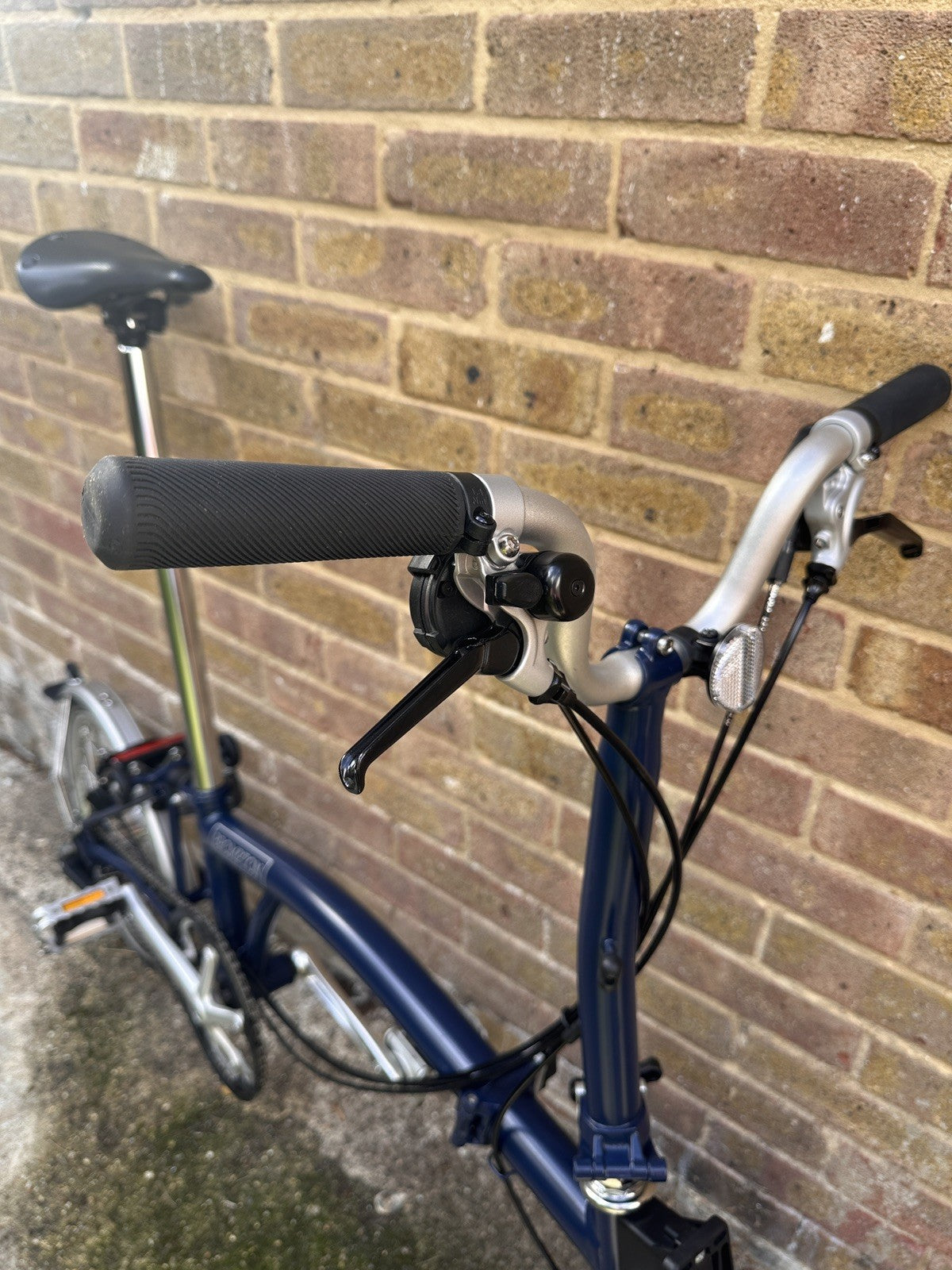 Brompton C Line Explore 2024 6-Speed, Tempest Blue, Excellent Condition, Lights