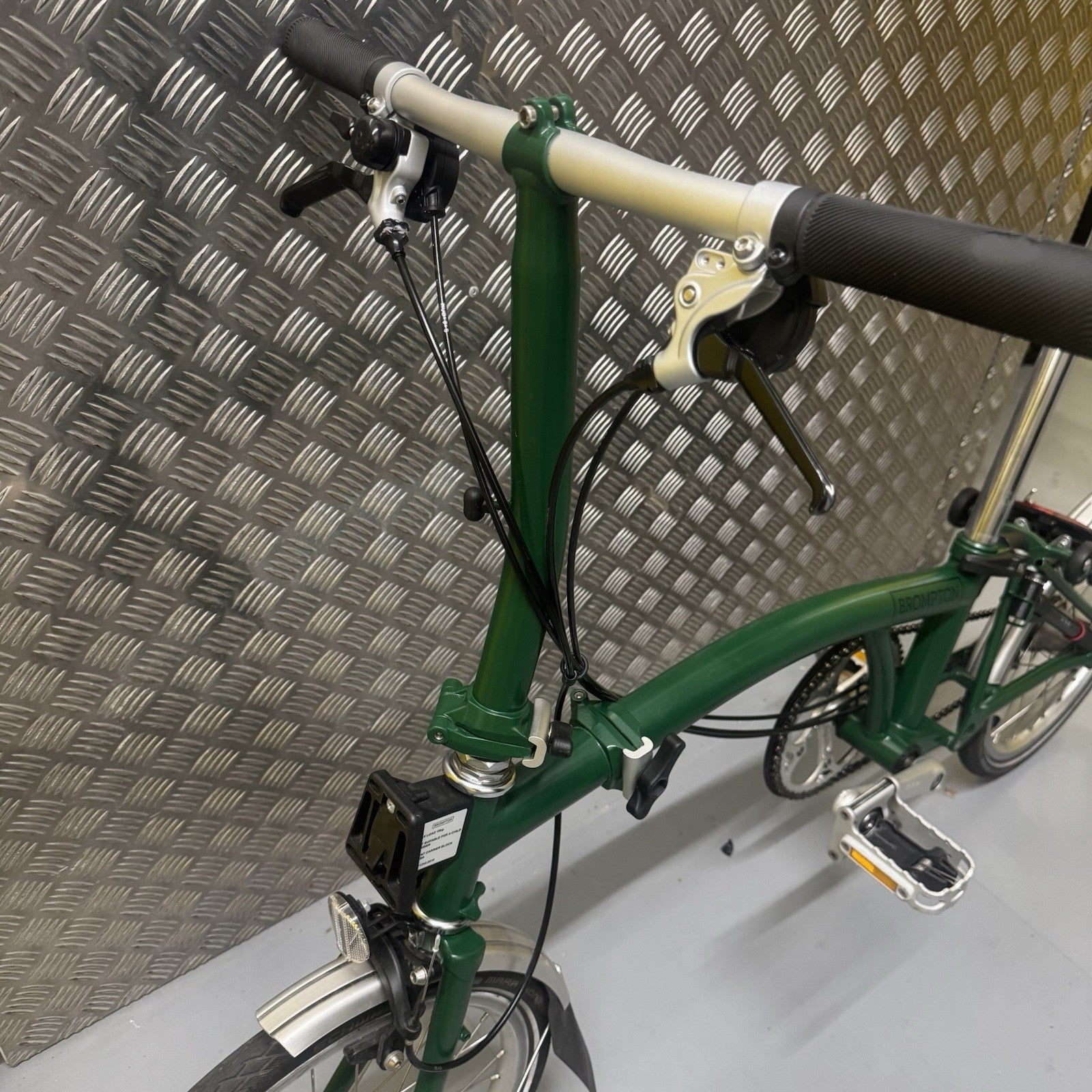 Brompton C Line Explore 2021 Racing Green S Bar Excellent Condition