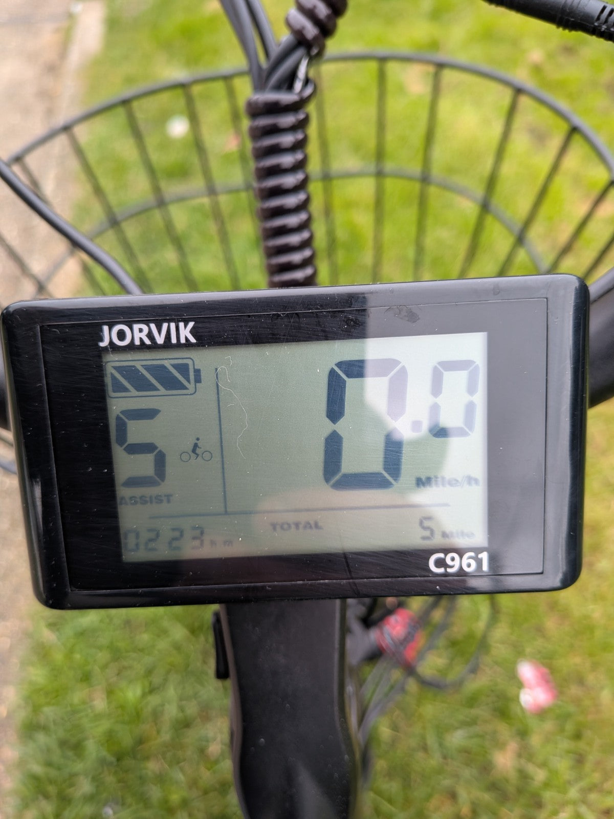 Jorvik Folding Electric Tricycle Electric Trike,Only 5 Miles Usage,Free Delivery