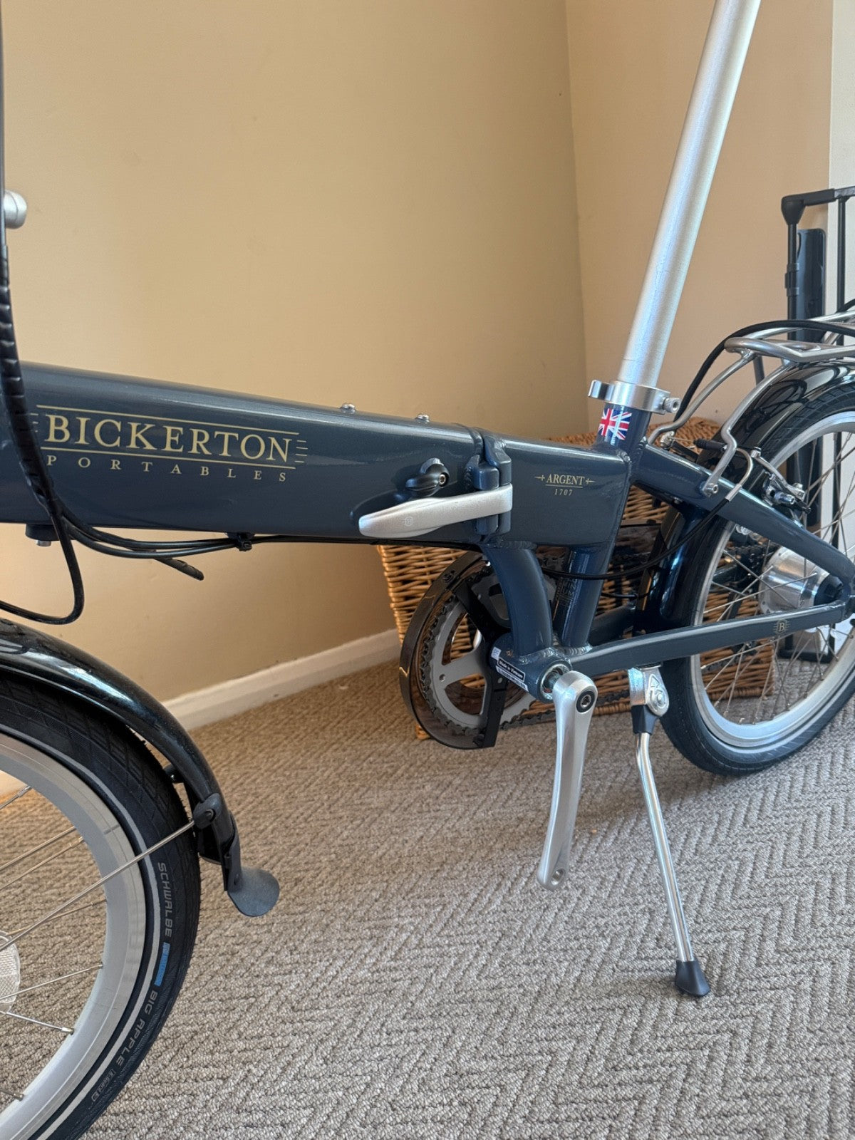 Bickerton Argent 1707 Portable Folding Bicycle, Brompton Alternative