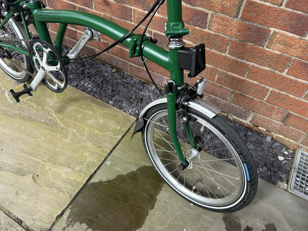 Brompton M3L Folding Bike 2019 Racing Green 3 Speed