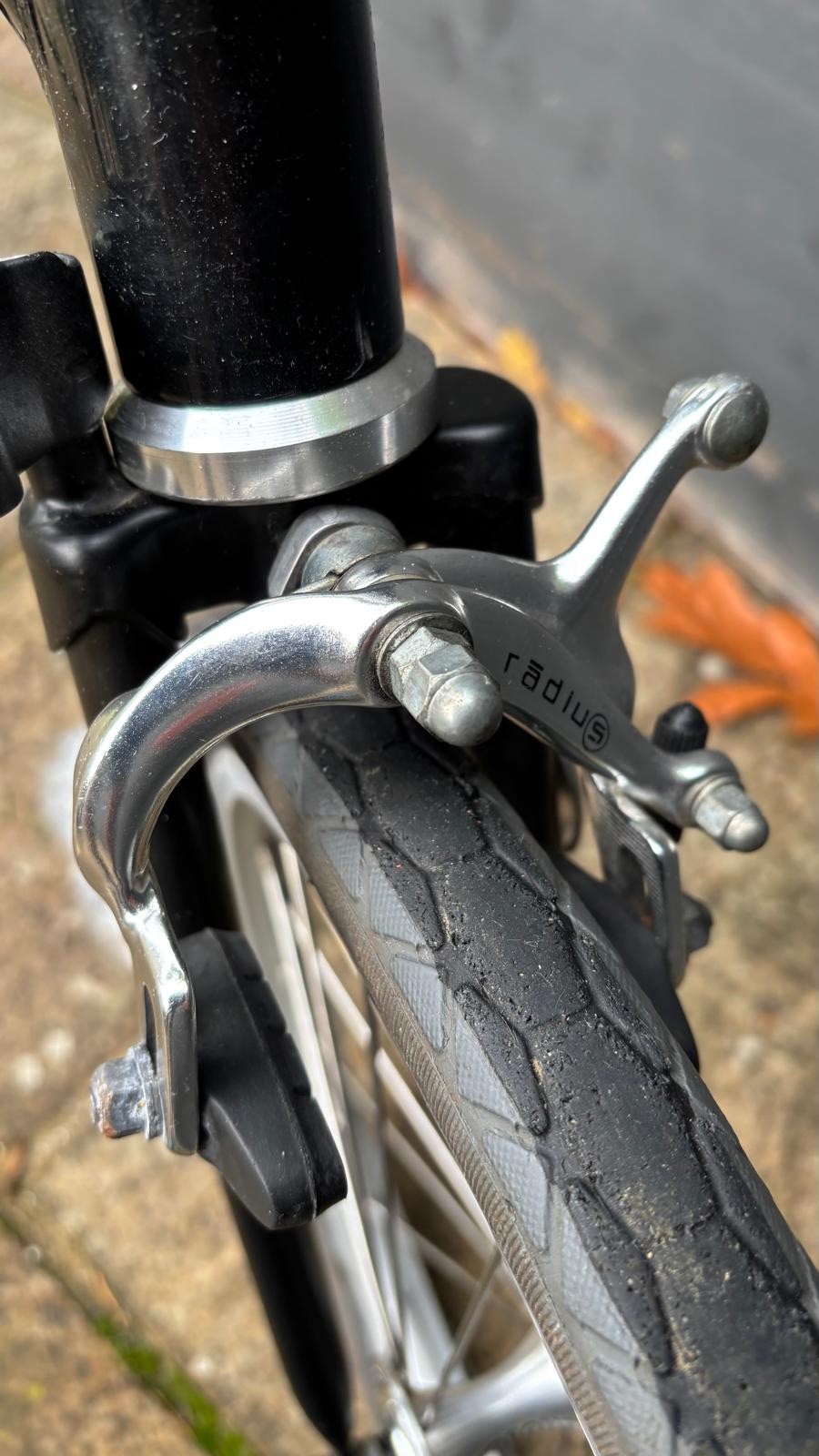 Project Folding Bike includes Genuine Brompton Front Forks SA 3 speed wheel set