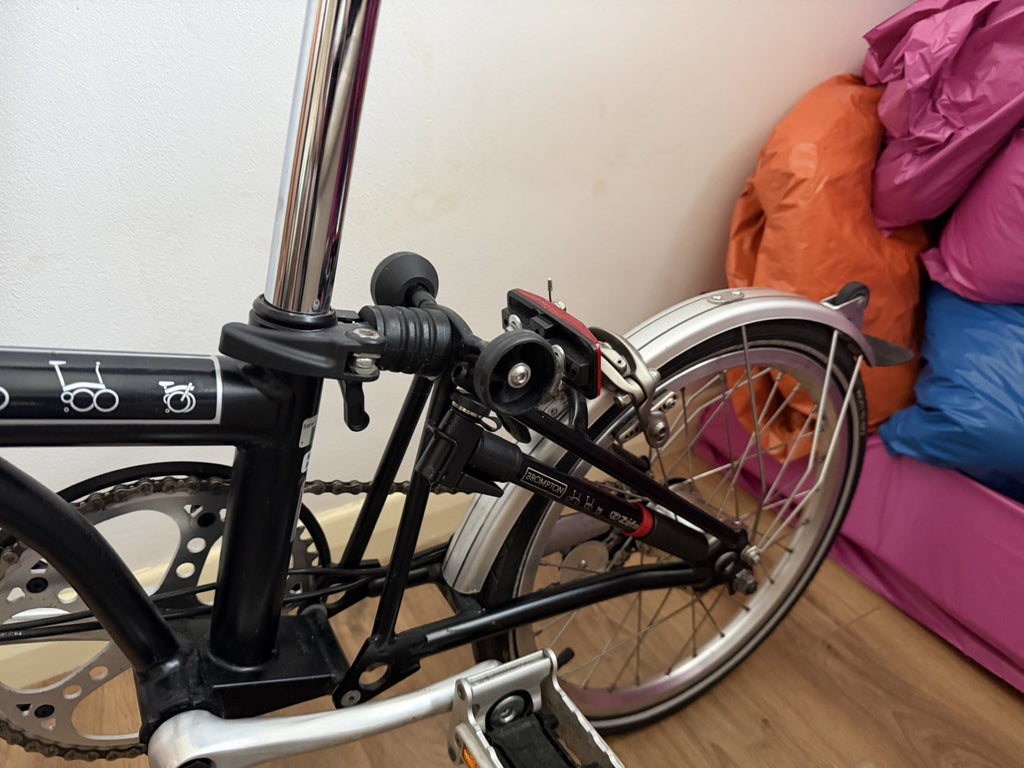 Brompton C Line M3L (3 Speed)  folding bicycle - Black