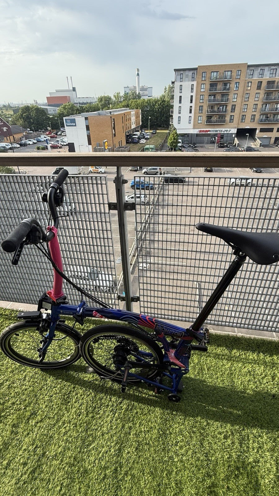 Brompton 2024 Team GB P Line Edition 12 Speed Folding Bike Paris 2024 Olympics