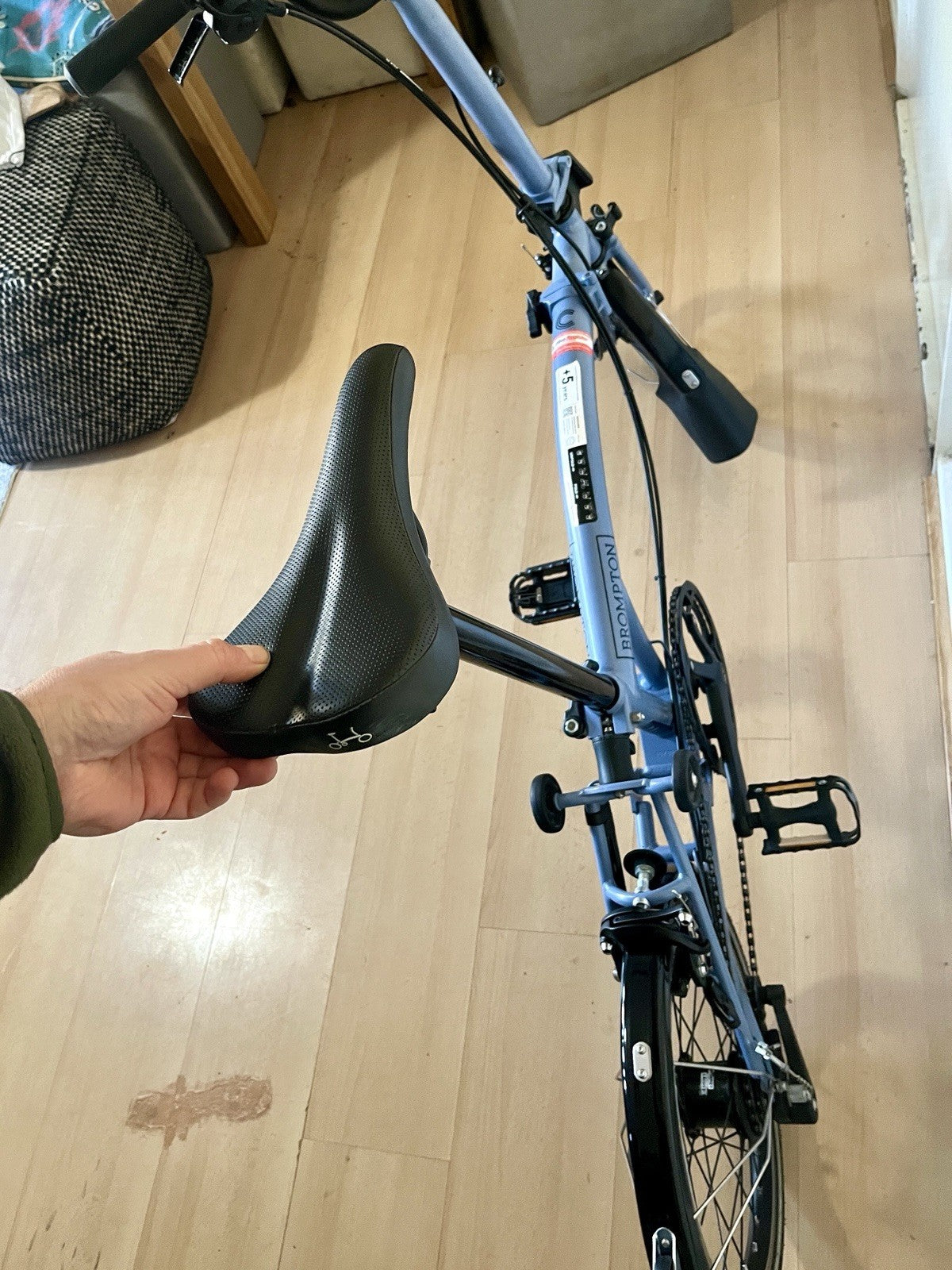 Brompton C Line Explore 2024 6-speed in Cloud Blue - Barely Used!