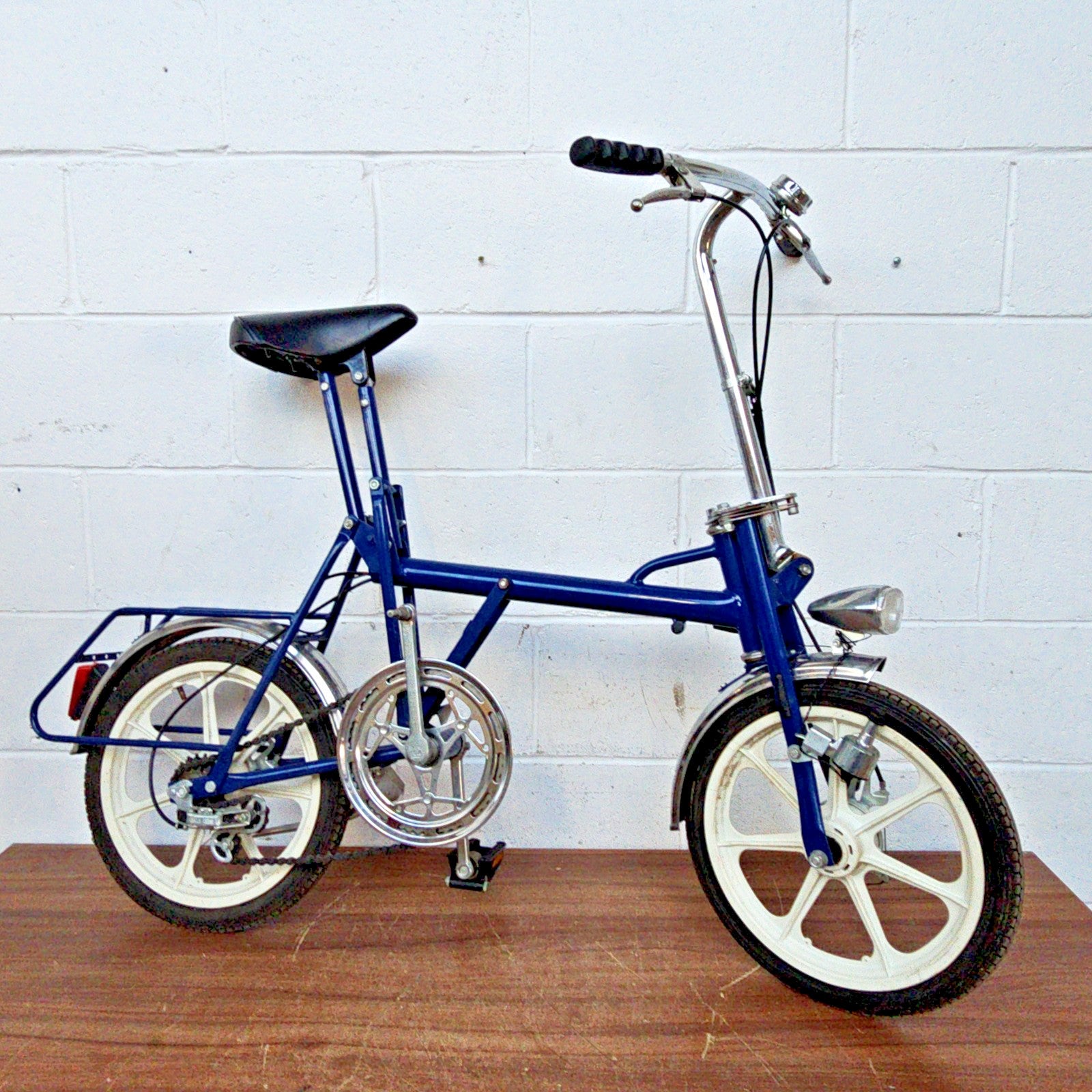 Vintage Di-Blasi Folding Bike 16” Nylon Wheels Early Model Rare Collector’s