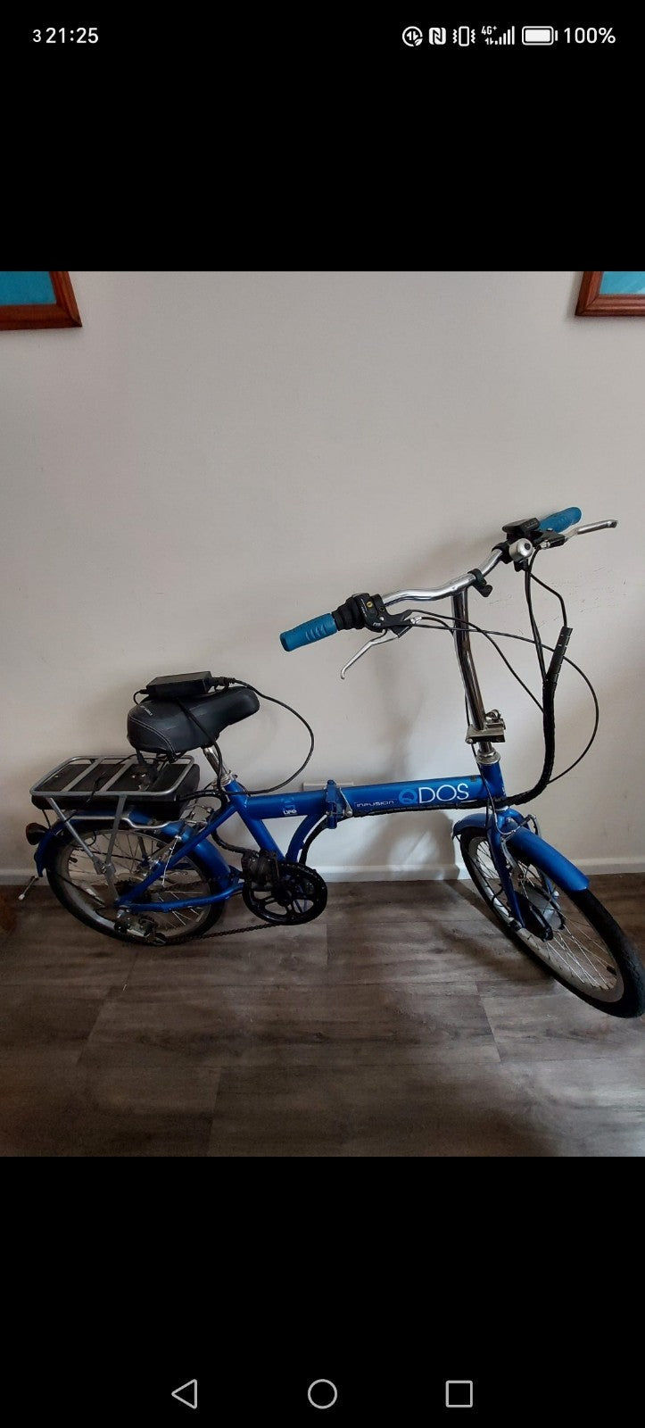 elife Infusion Power Assisted Folding Bike. New -Used Once. Got A New Comfy Seat