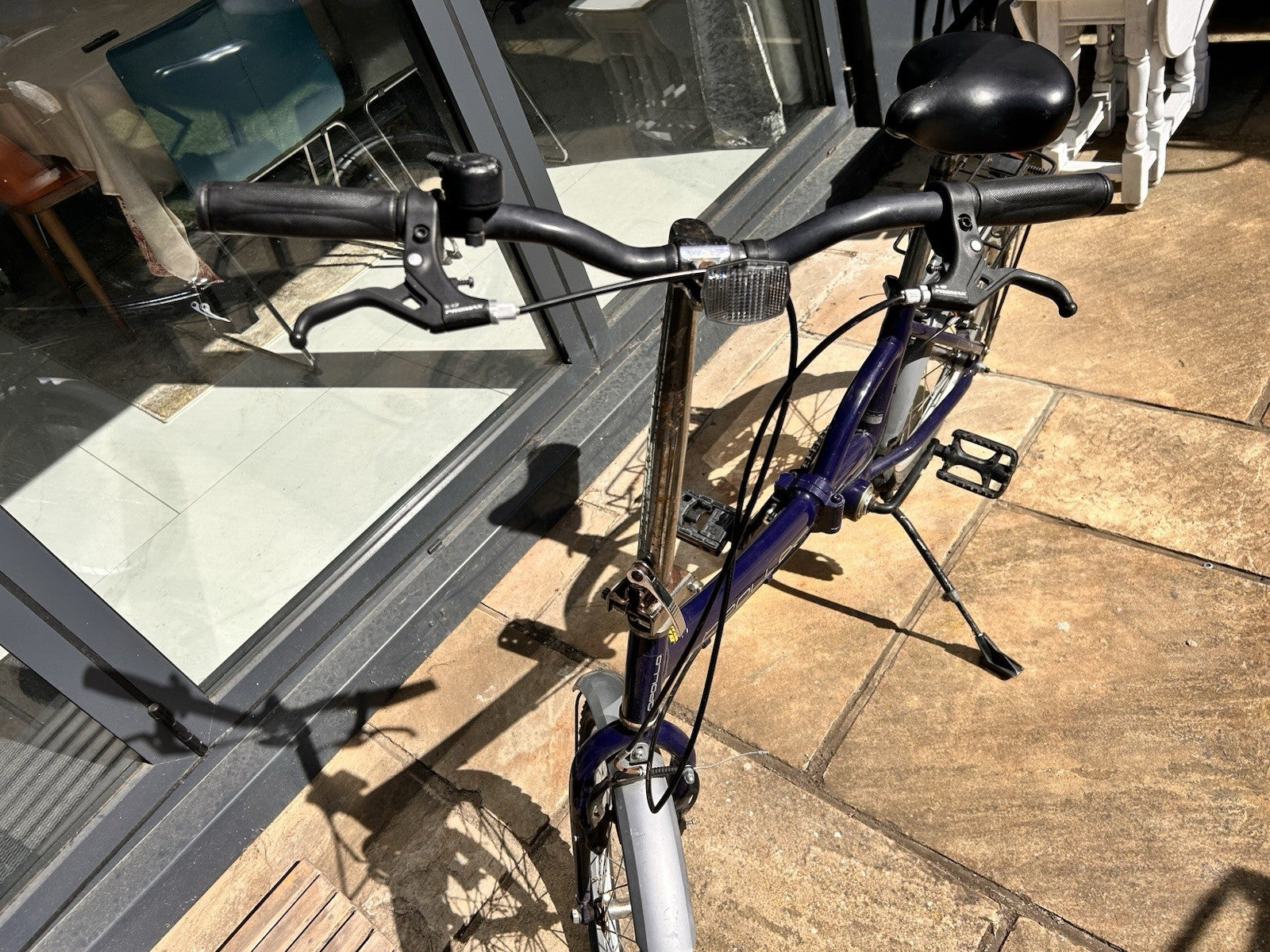 Apollo Tuck 20'' Lightweight Folding Bike Single Speed Blue