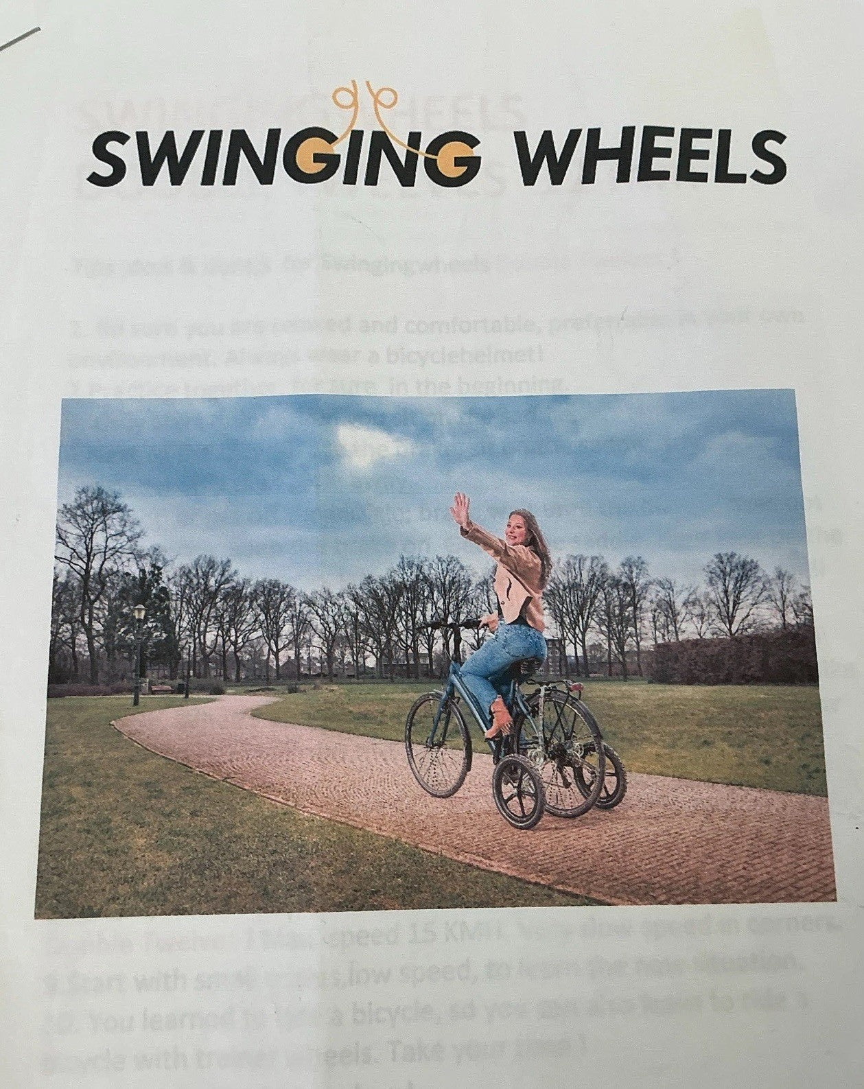 BIKE TO TRICYCLE CONVERSION KIT-DUTCH ENGINEERED- SWINGINGWHEELS/DOUBLE TWELVES