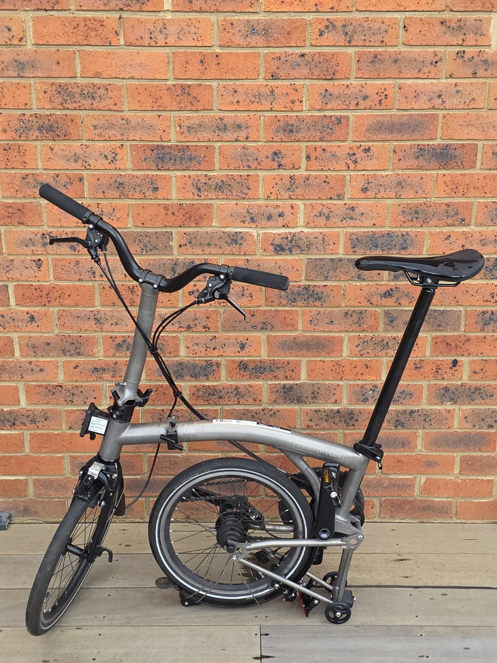 Brompton T Line 12 Speed M Bar Titanium - 2024