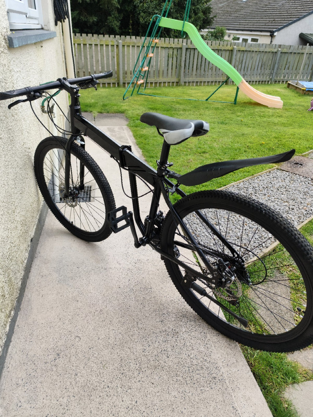 Black Mountain Bike, Folding Bike, 21 Speed, Disk Brakes