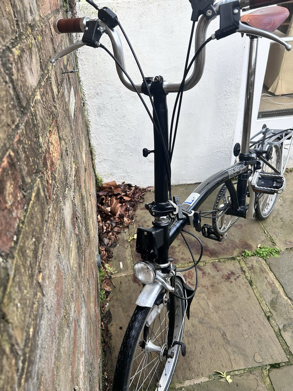 Brompton Folding Bike – 3 Speed – With Rack & Brooks Saddle – Good Condition