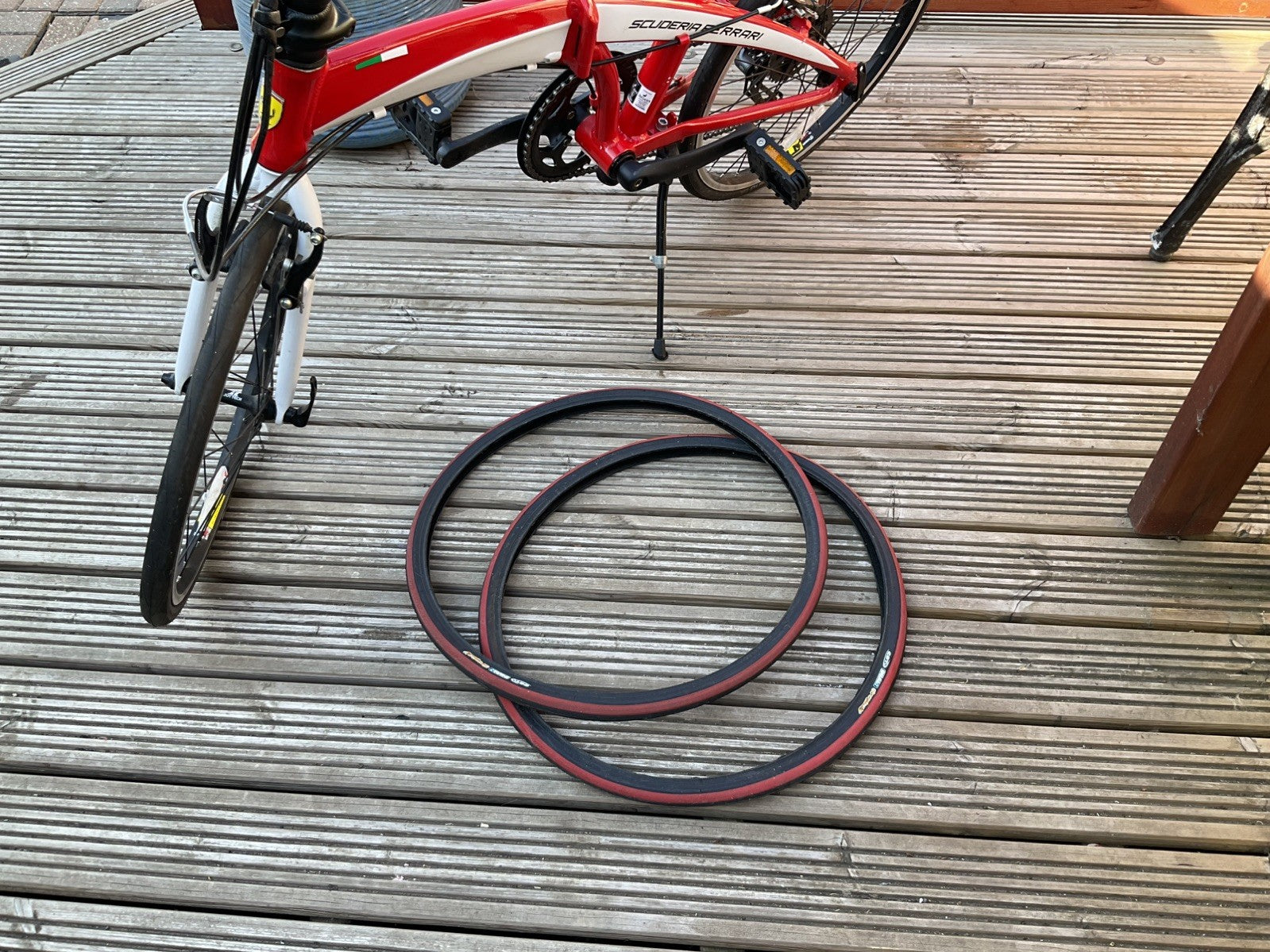 Ferrari Scuderia Red Folding Bike