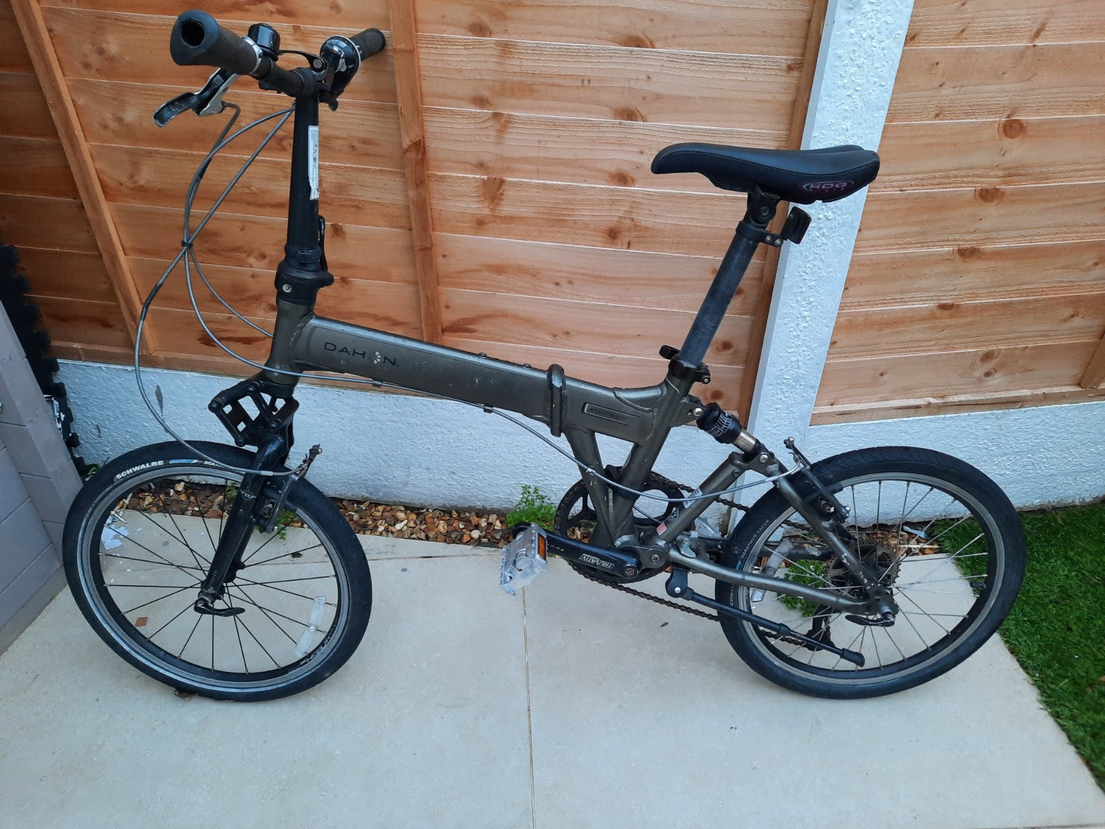 very fast lightweight Dahon Airshock Jetstream Folding Bike 20" Wheels Sram X-7