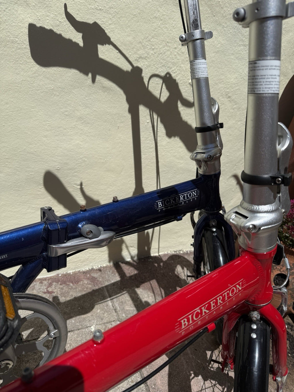 2 Bickerton 16in Foldable Bikes incl’ Bickerton bike carrier bags