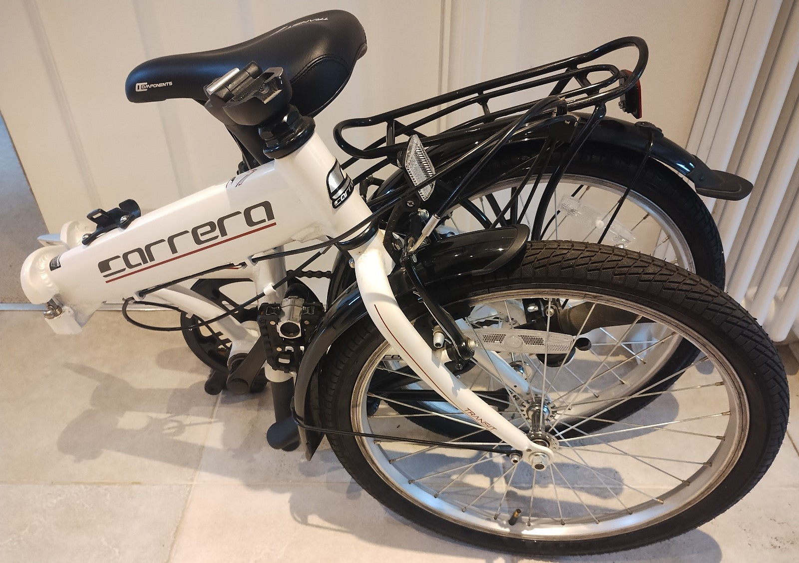 Carrera Folding Bike Transit Edition 20 Wheels 3 Speed Excellent Condition Used