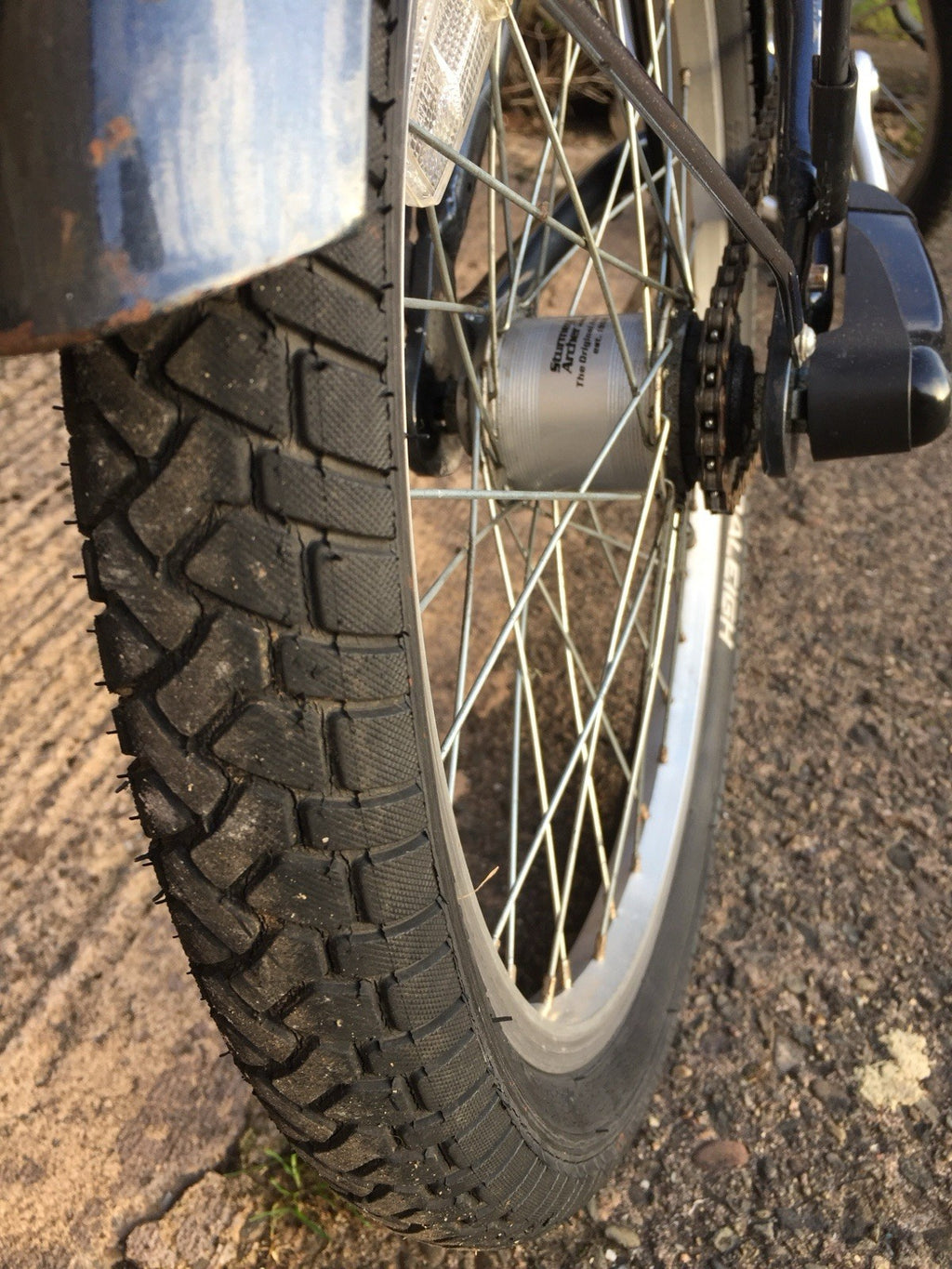 Raleigh Aerlite aluminium folder.