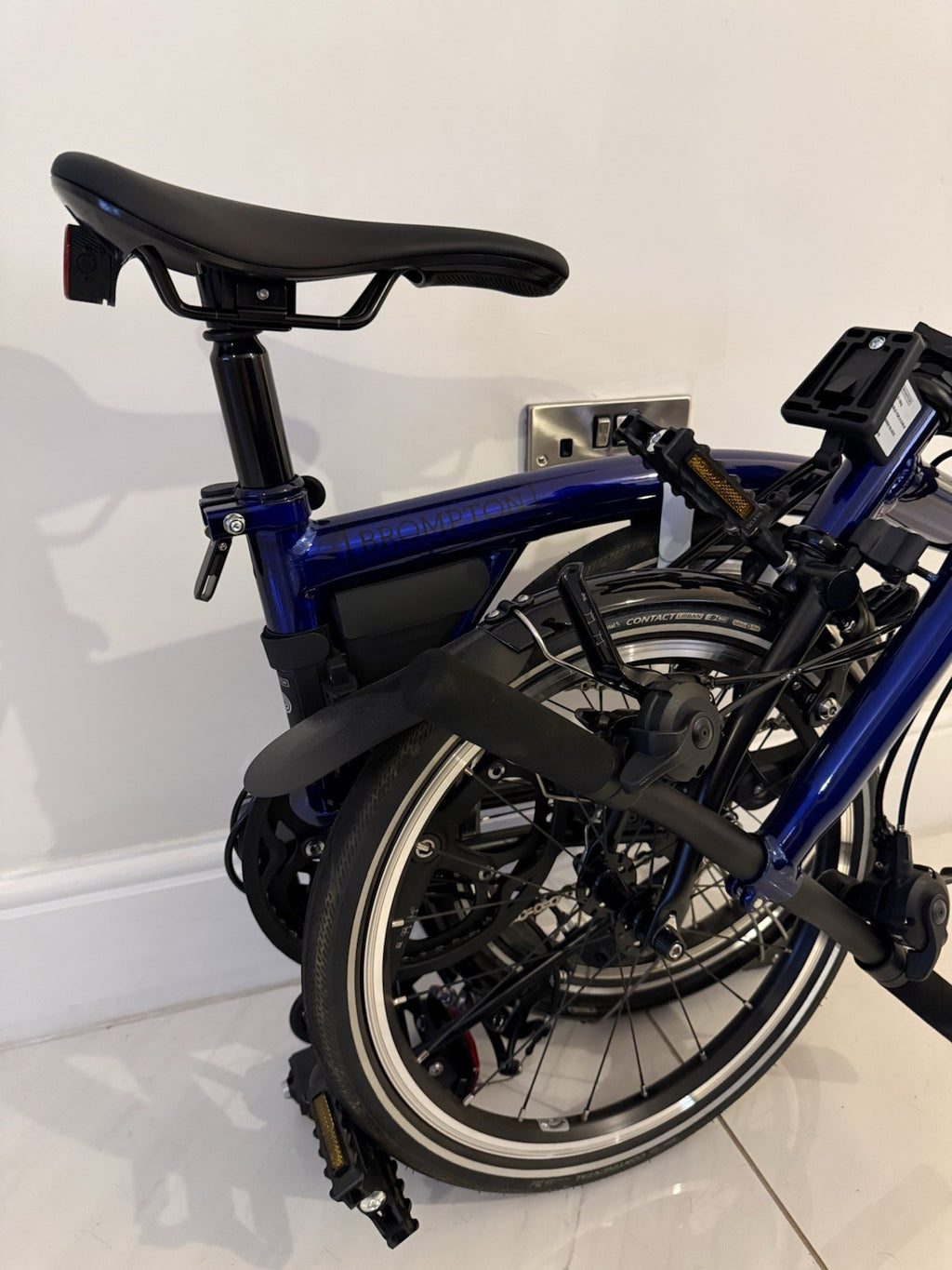 brompton p line 12 speed - Blue Lacquer