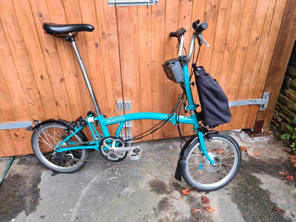 Brompton w/ Swytch kit B75 2021 250km Battery, lights And Bag + upgrades