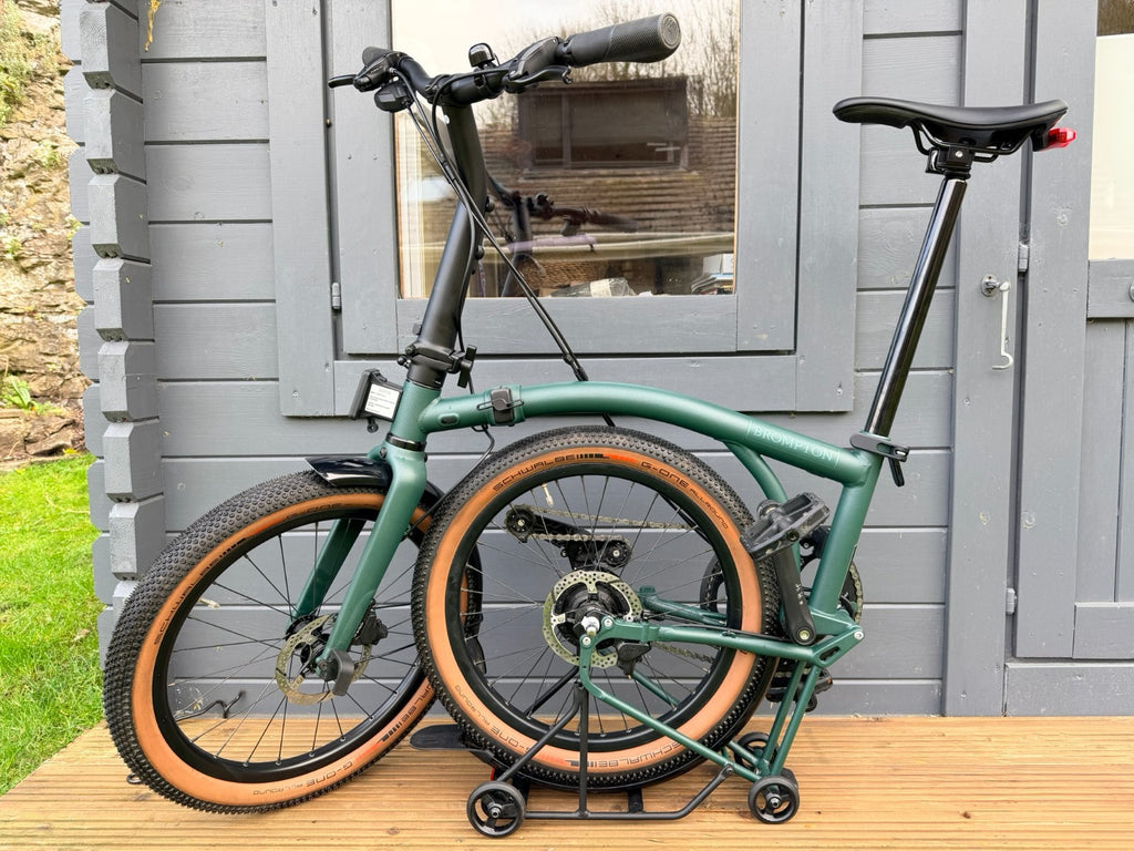 Brompton G Line Folding Bike – Roller Frame – 8 Speed – Forest Green – Medium