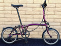 Brompton C Line 12 Speed S Type Amethyst Laquer