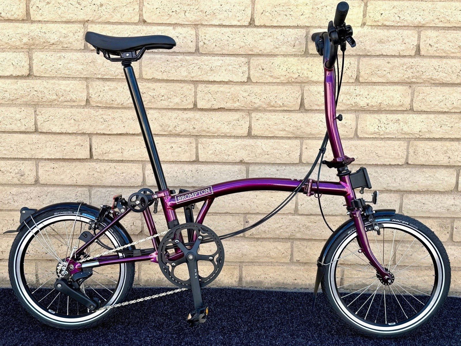 Brompton C Line 12 Speed S Type Amethyst Laquer