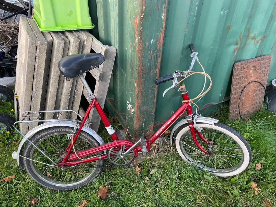 Puch Pic-Nic Vintage Shopper Folding Bike In Good Original Condition PE11 4JL