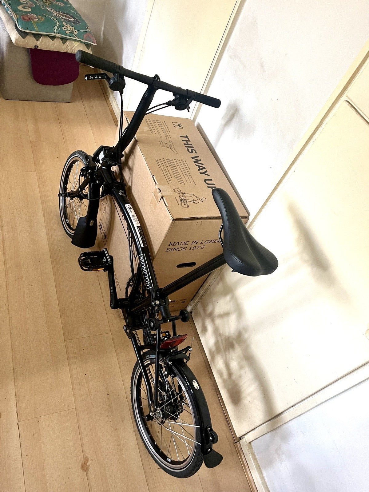 Brompton C Line Explore, 6-Speed, Black, Black Ed, Low Handlebar 2025