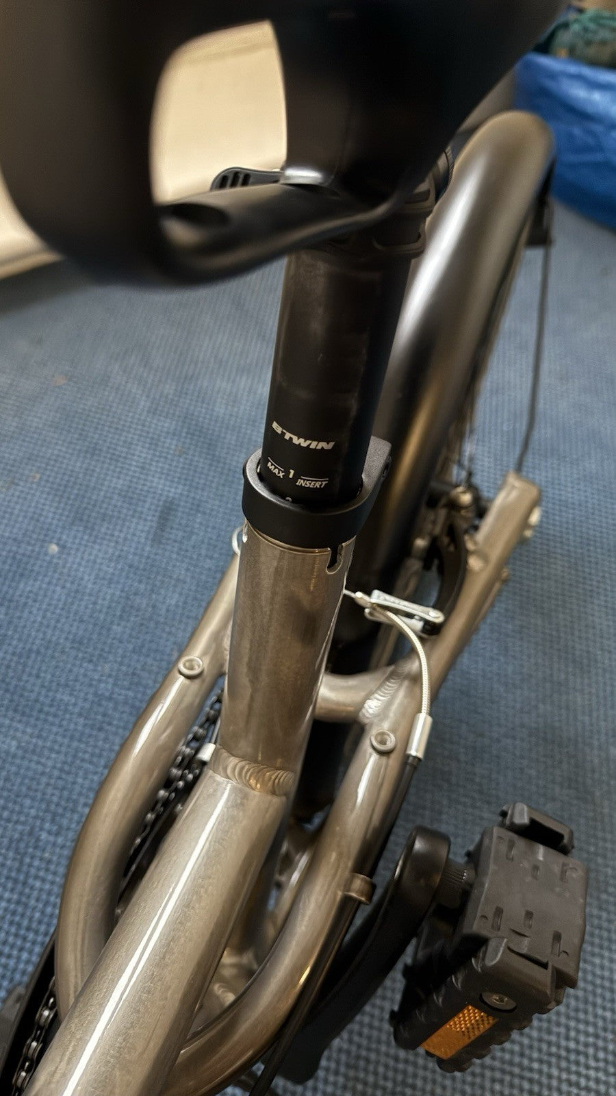 Btwin decathlon Folding Bike 560 - Mint Condition - Lacquered Aluminium
