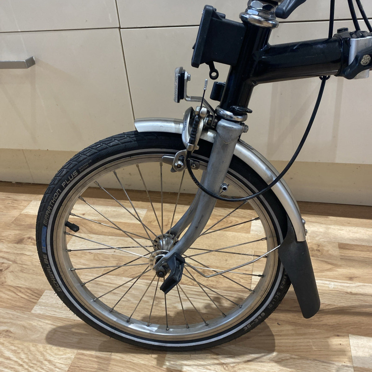 Brompton Folding Bike 3-Speed, Black. Good Condition, Lightly Used.