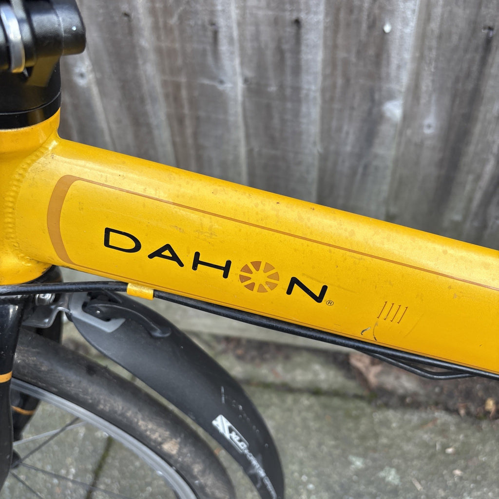 Dahon Speed Pro -7 Speed Folding Bike In Yellow
