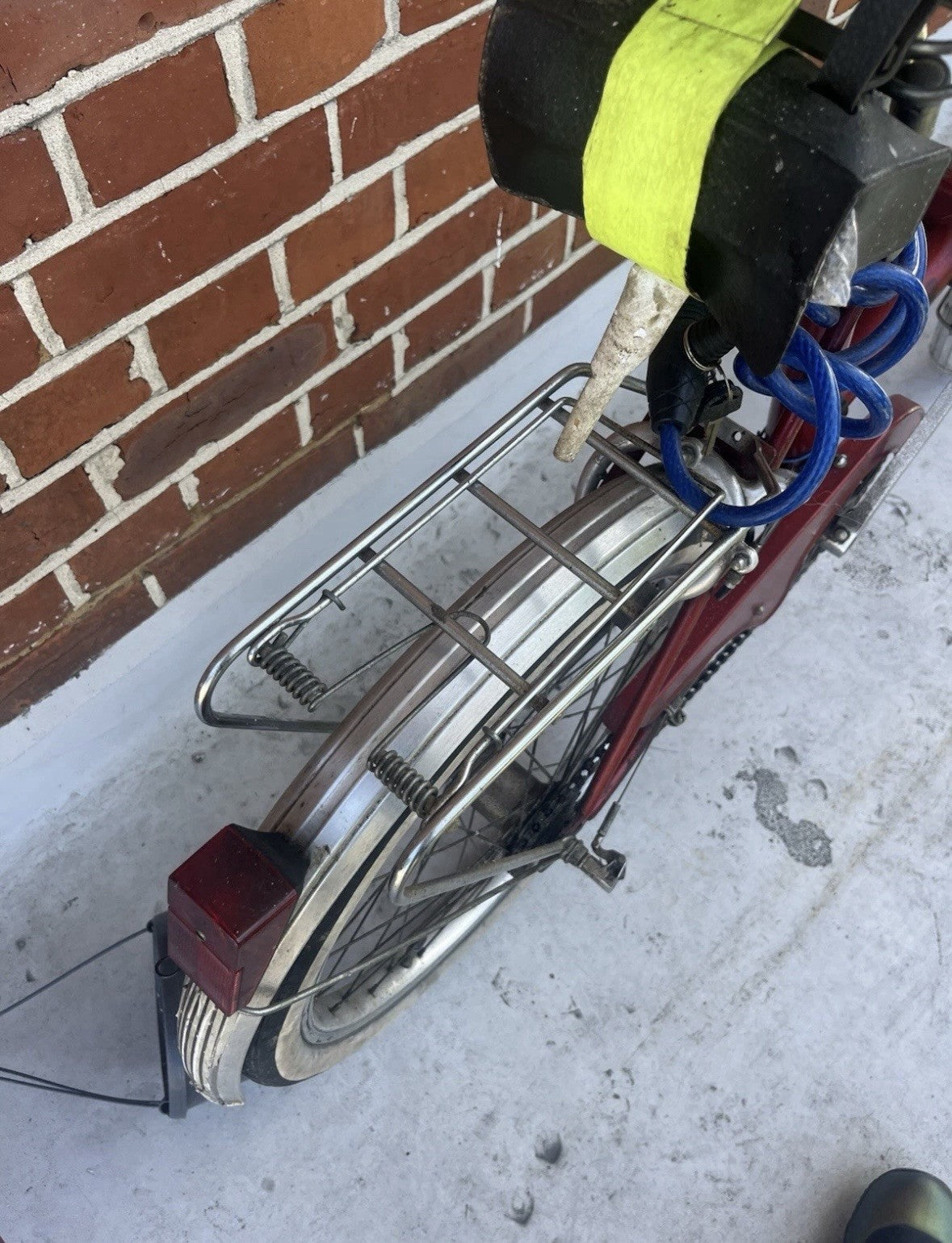 Vintage Trekker Folding Bike Red
