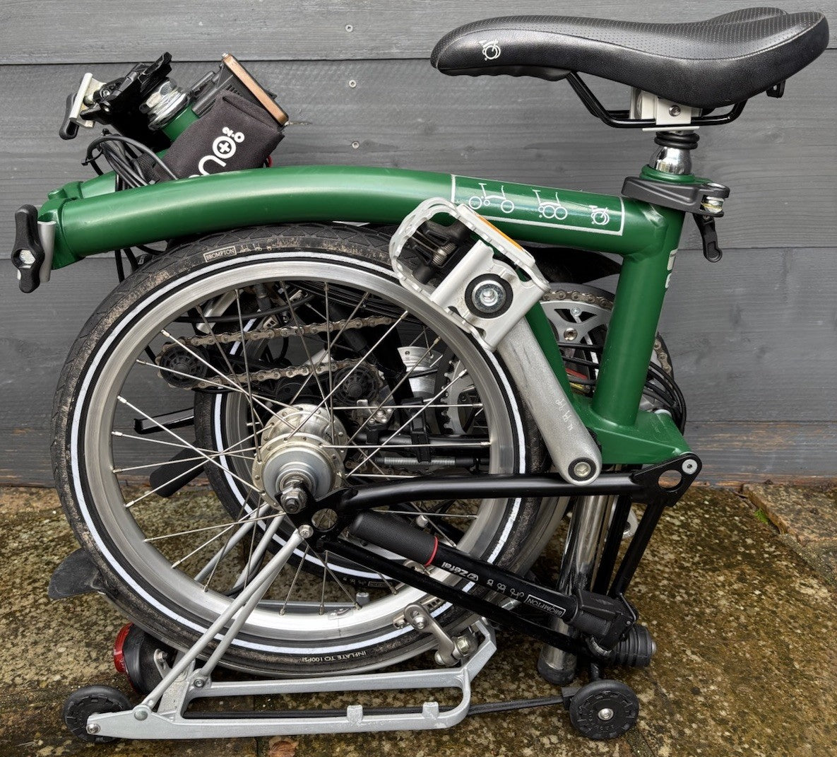 Brompton S6R C Line 6 Speed Folding NANO electric assist bicycle - Hardly Used