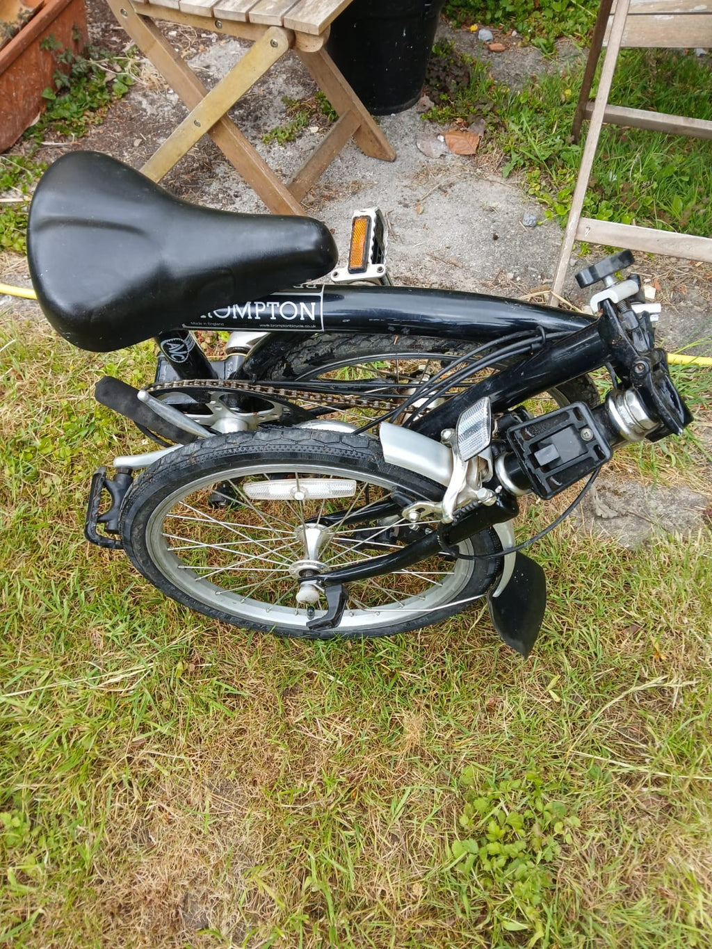 Brompton Folding Bike 3-Speed, Black