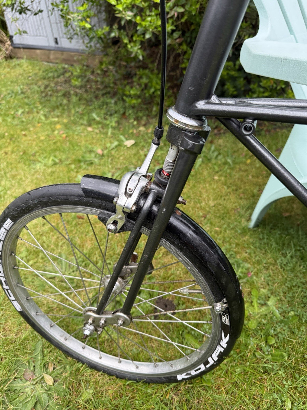 Alex Moulton AM7 separable bike with Brooks leather saddle