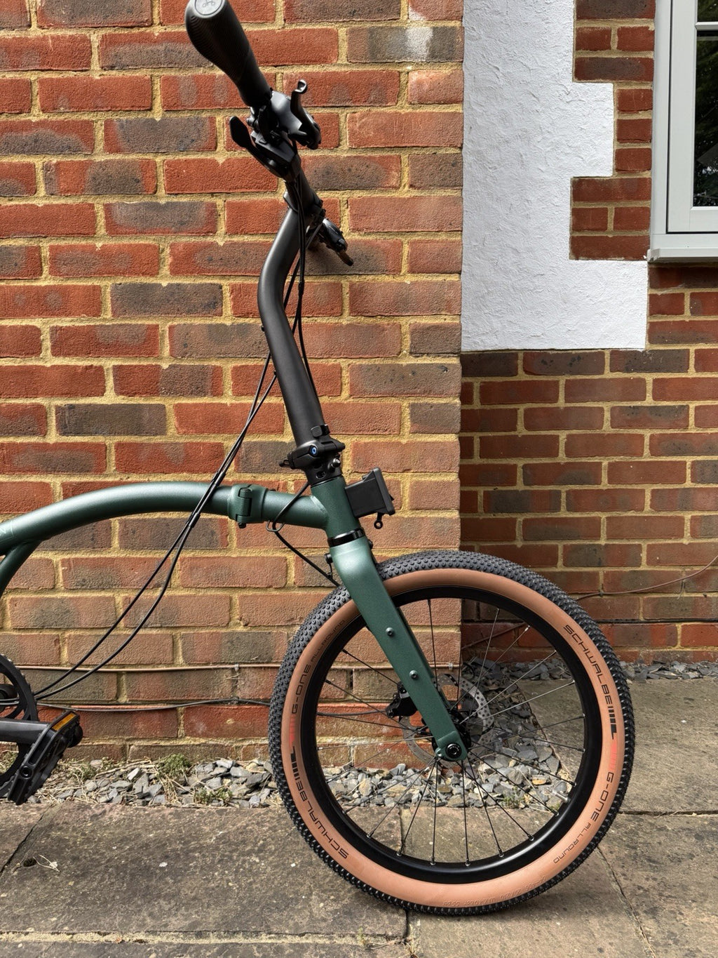 Unused, Brompton G-Line Folding Bike, Large, Forest Green