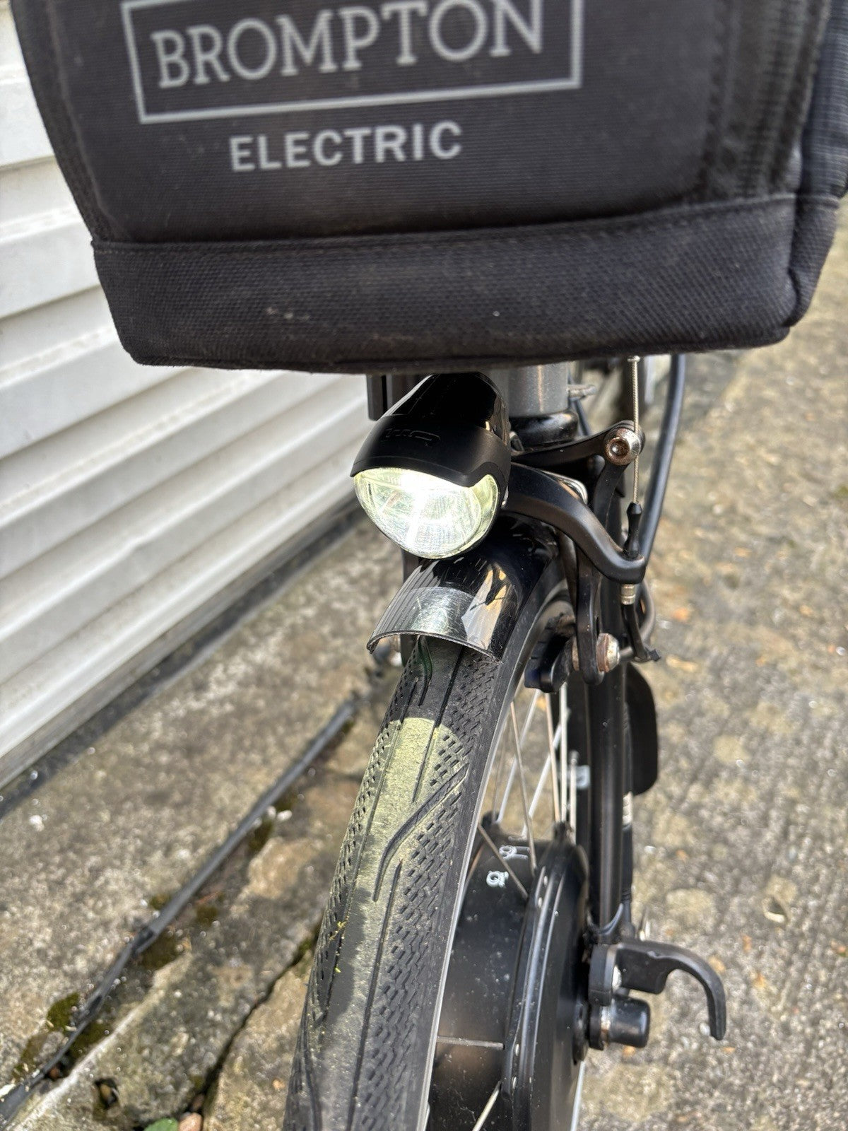 Brompton P Line Urban Electric – Grey – very little use