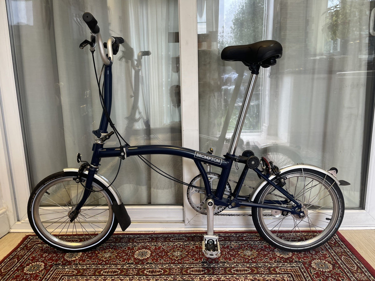 Brompton M3L Folding Bike SERVICED CONDITION ✅ FREE & FAST DELIVERY 📦 🚚