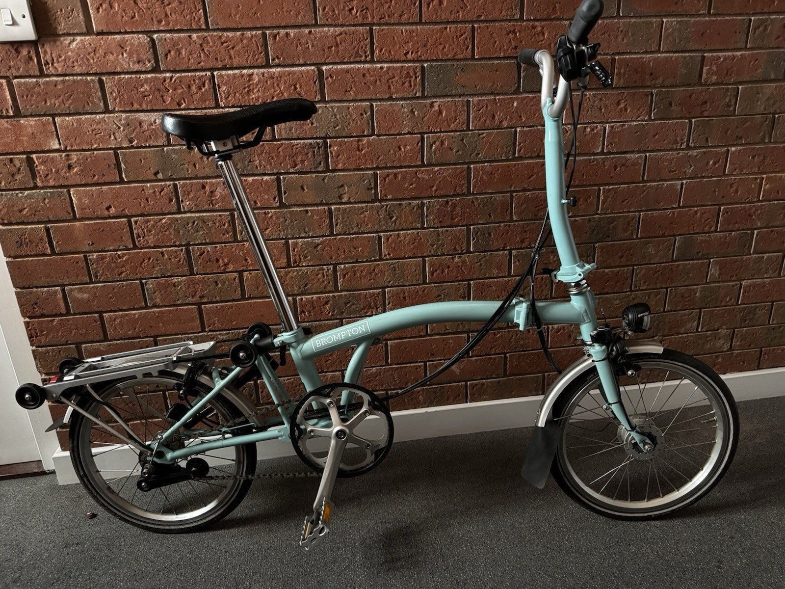 Brompton M Bar 3 Speed Bike with Dynamo Lights