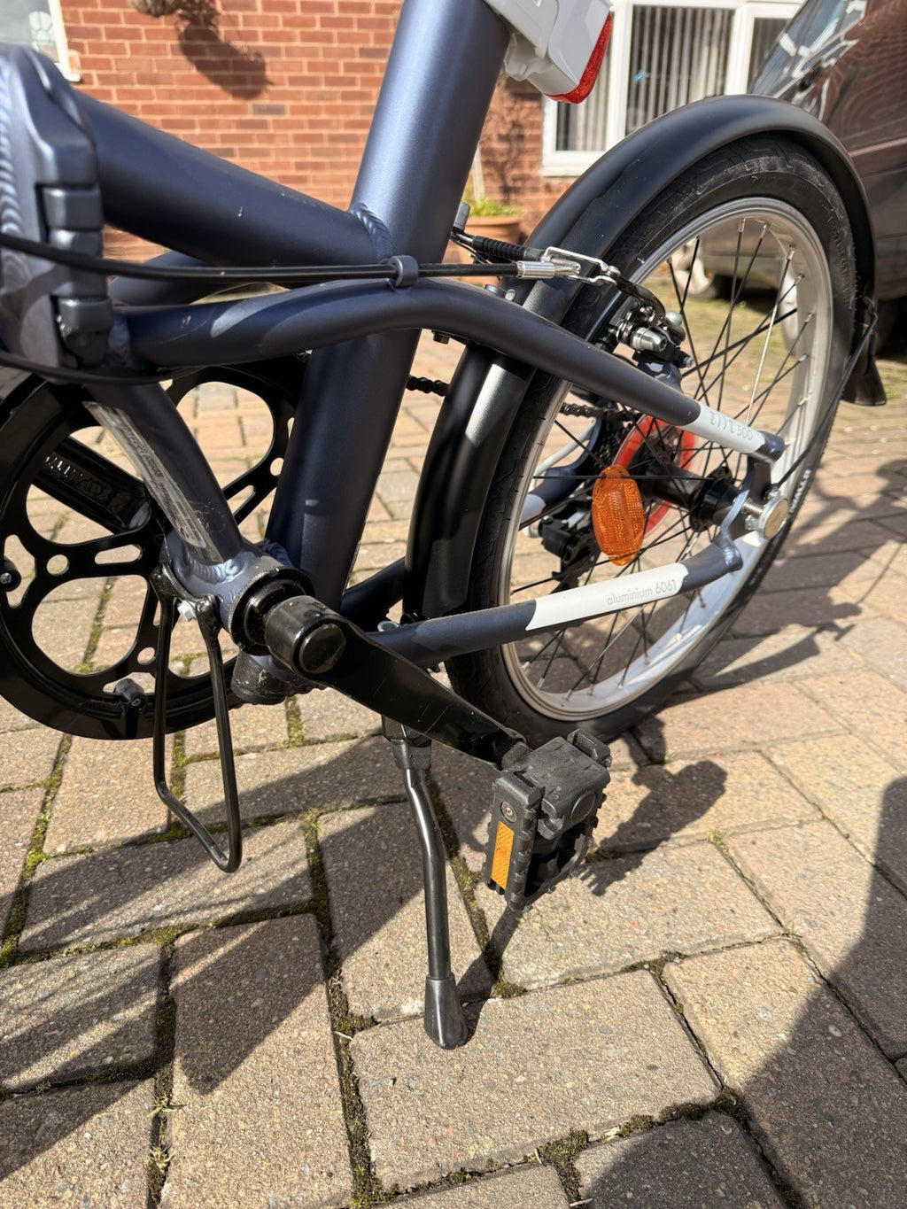 BTWIN Tilt 500 Folding Bike Blue, from Decathlon, Has Minimal Usage