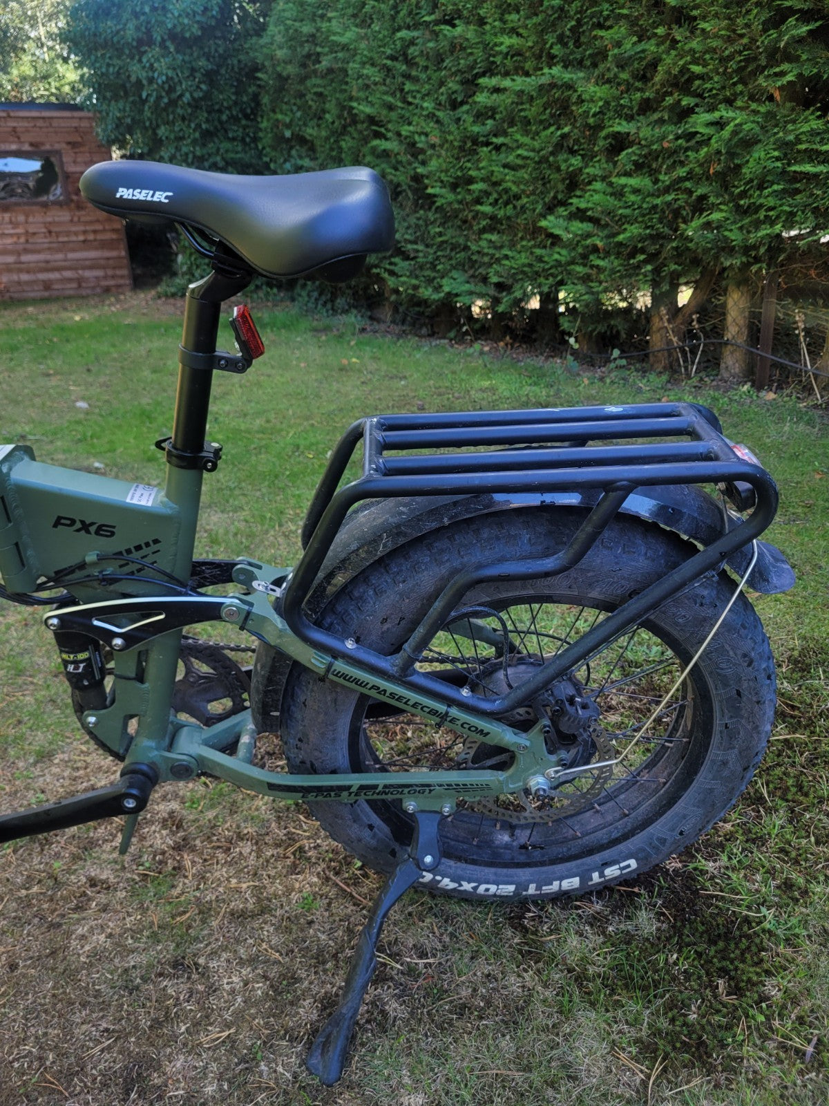 Paselec PX6 Folding Bike - Suspension, Charger, x2 Keys, Spare Motors