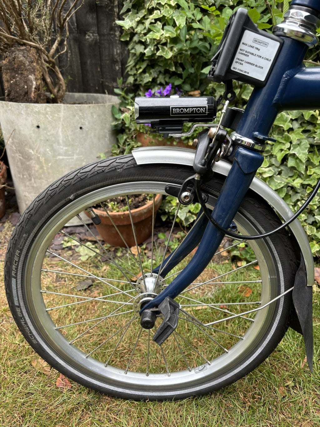 Brompton C-Line Explore 2021 6 Speed – Petroleum Blue – M Handlebars – London