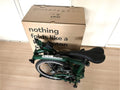 Brompton C Line Explore 6-Speed, 2025, Green, Black Edition, Mid Handlebar, New