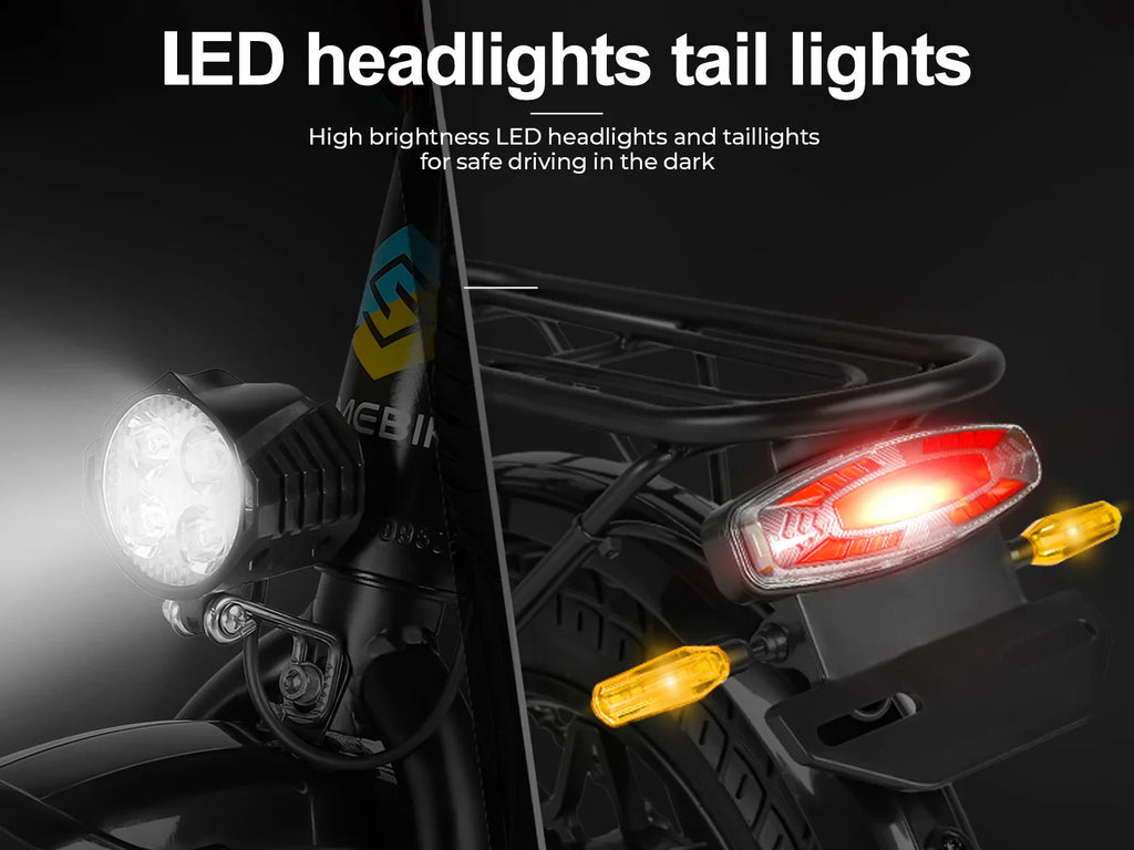 14" All-Terrain Folding bike, 36V 7.8Ah Battery, 25KM/h, Full Disc-U14R Orange