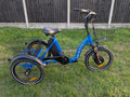 Jorvik JET-E Elite Folding Electric Tricycle,20" ONLY 2 MILES,NEW, DELIVERY